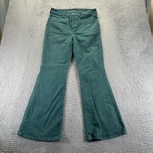 American Eagle Outfitters Teal Boot Cut Corduroy Pants